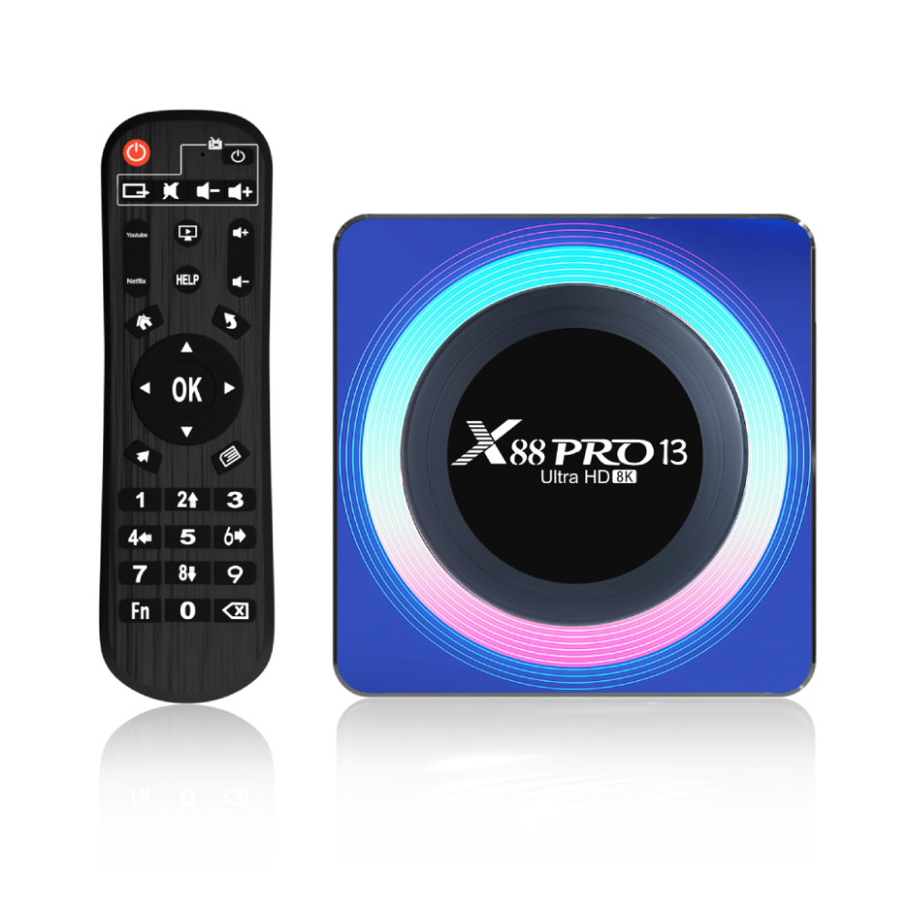 اندروید باکس X88 PRO 13 BLUE 2GB 16GB